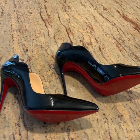 Christian louboutin louboutin Hot Chick 100 patente red sole - Picture 2 of 6